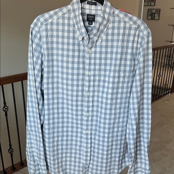 J. Crew Factory Other - J. Crew Factory Gray and White Checkered Shirt